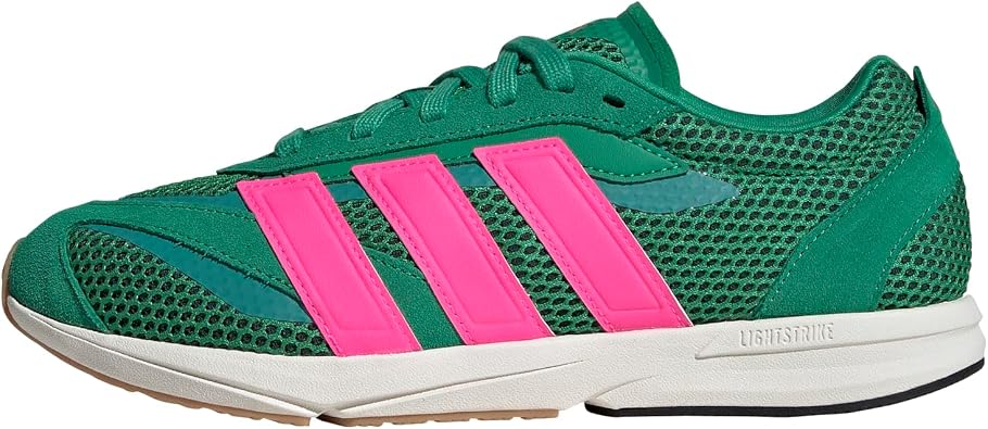 adidas Womens Lightblaze Lp Lace Up Sneakers Shoes Casual - Black, White