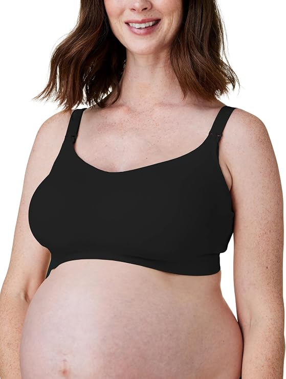 Bravado Designs Women's Nursing Bra for Breastfeeding, Intrigue Balconette Supportive Seamless Wirefree Maternity Bra