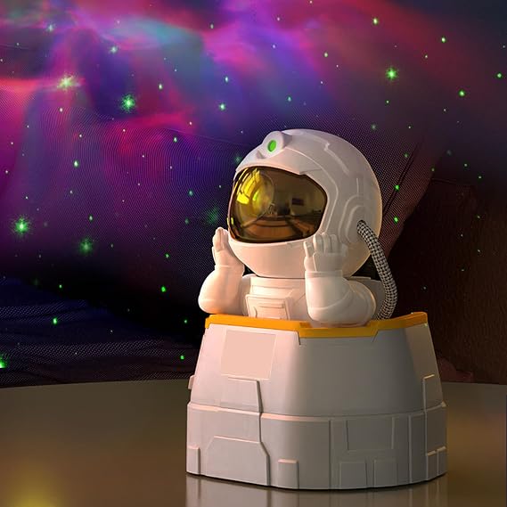 Star Projector Night Light, Space Themed Design with Speaker and Remote Control, for Bedroom Ceiling and Party