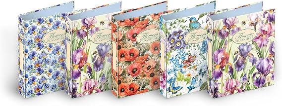 PIGNA 0054796 Flowers A4 Ordner Mehrfarbig 5er Pack