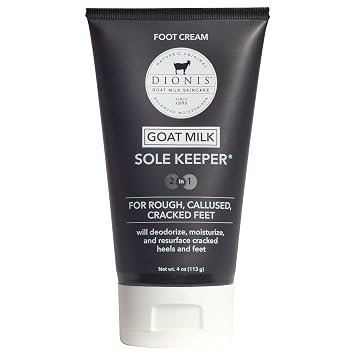 Dionis Goat Milk Sole Keeper Foot Cream 4oz (Pack of 1)