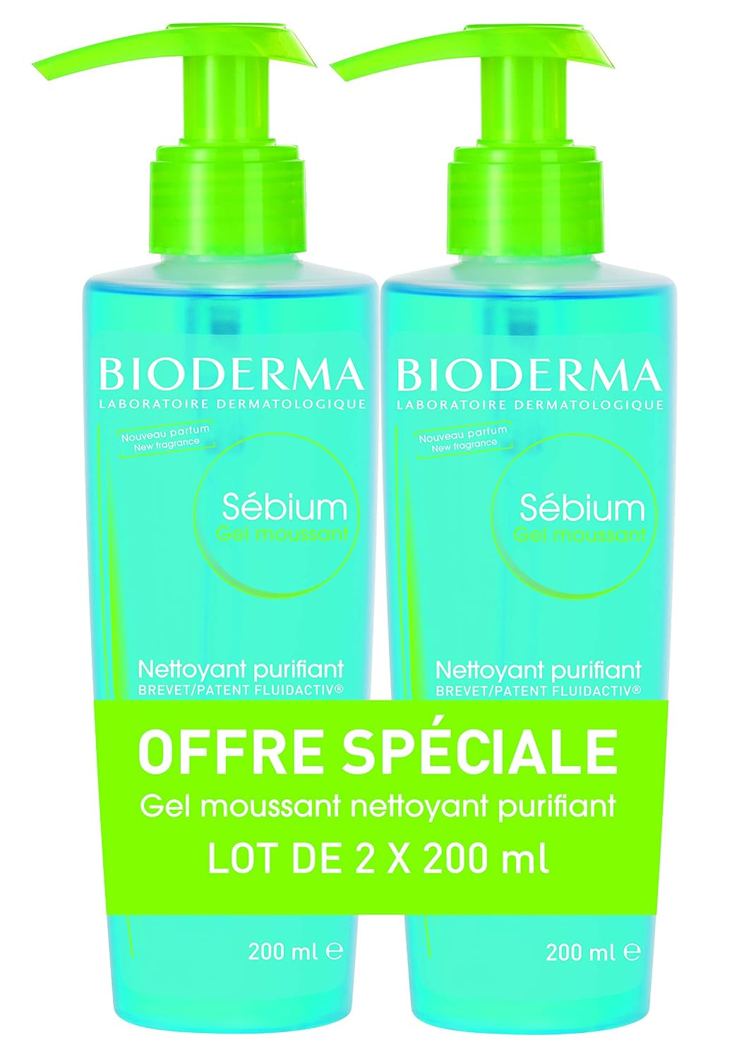 bioderma sébium purifying foaming gel 2 x 200ml