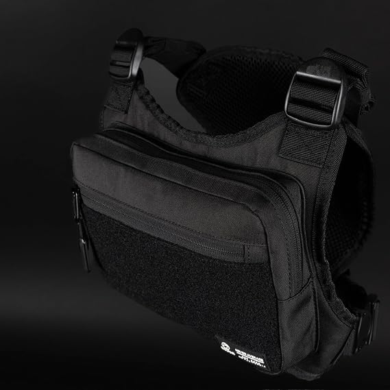 WOLFpak Utility Chest Pack 900D Water Resistant EDC CCW Pack (Alpha Black)