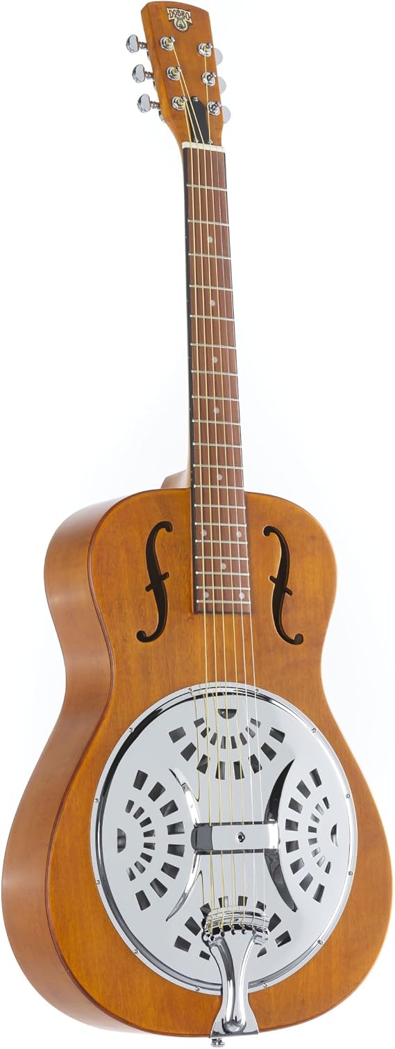 Epiphone Dobro Hound Dog Round Neck Resonator, Vintage Brown