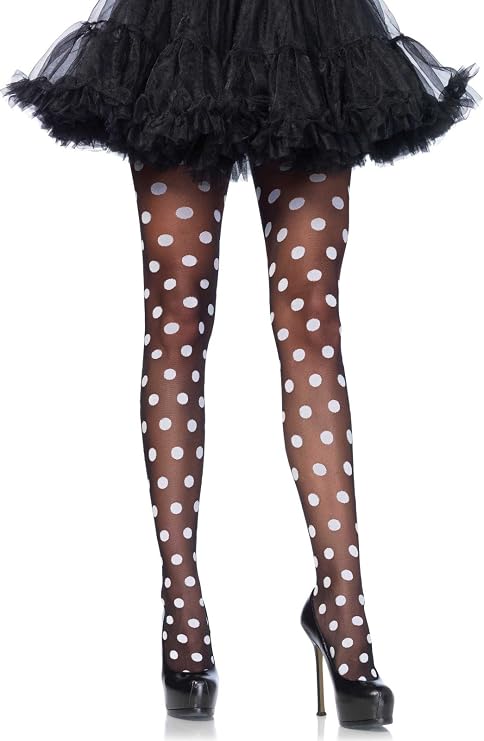 Leg Avenue Women's Sheer Polka Dot Tights