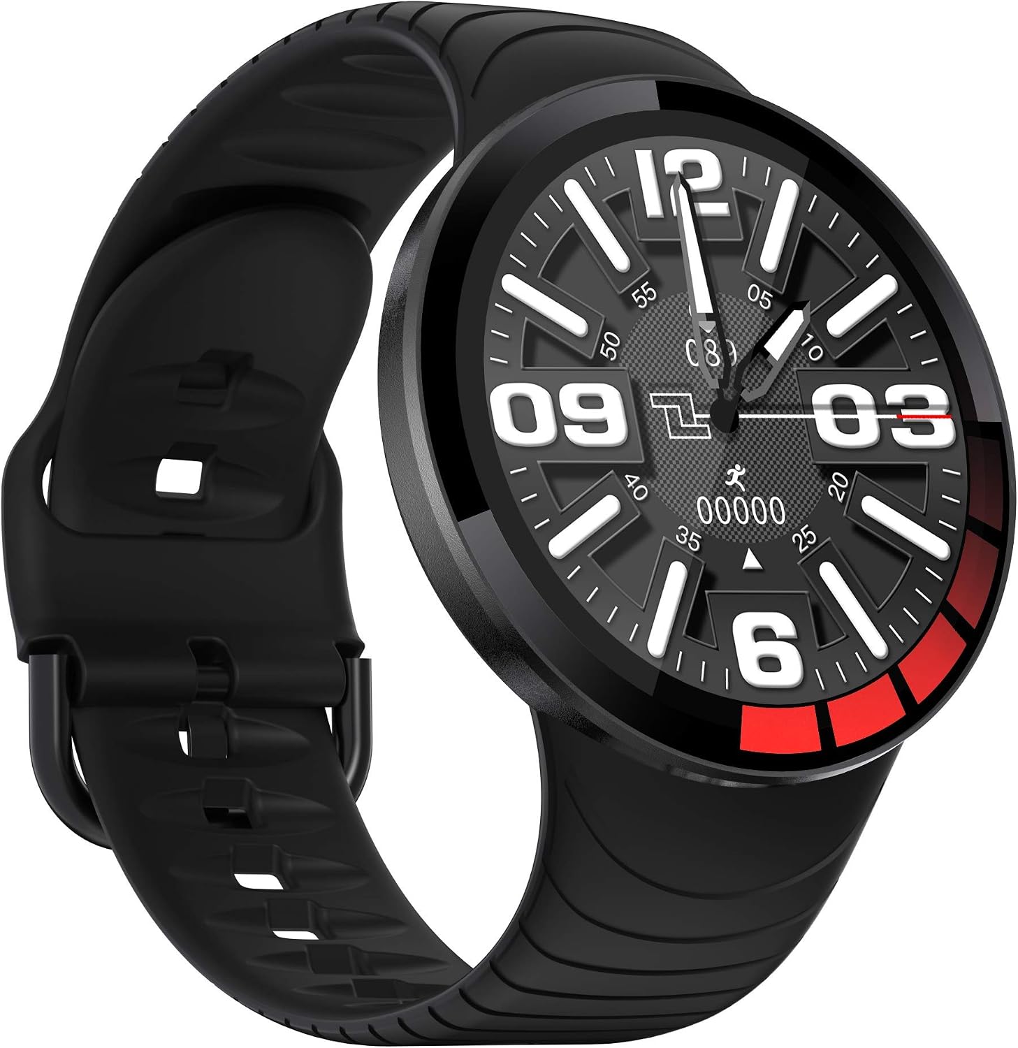 Smart Watch for Men Fitness Tracker: IP68 Waterproof Smartwatch for Android iOS Phone Sport Running Digital Watches with Heart Rate Blood Pressure Sleep Monitor Step Counter 1.28 inch Touch Screen