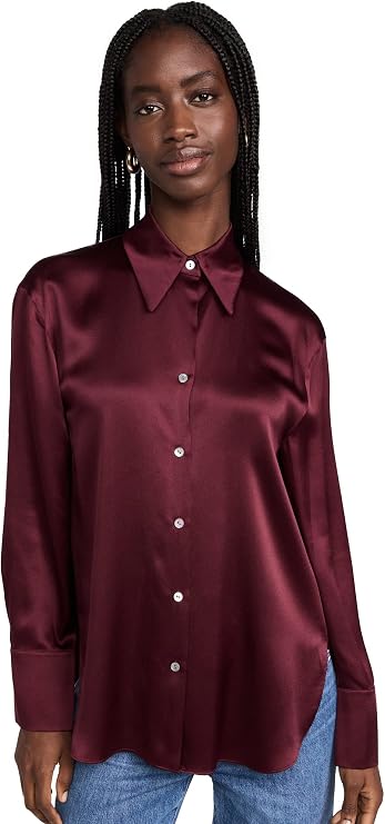Vince Women's L/S Ruched Bk Blouse