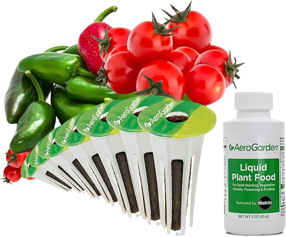 AeroGarden Salsa Garden Seed Pod Kit, 9-Pod