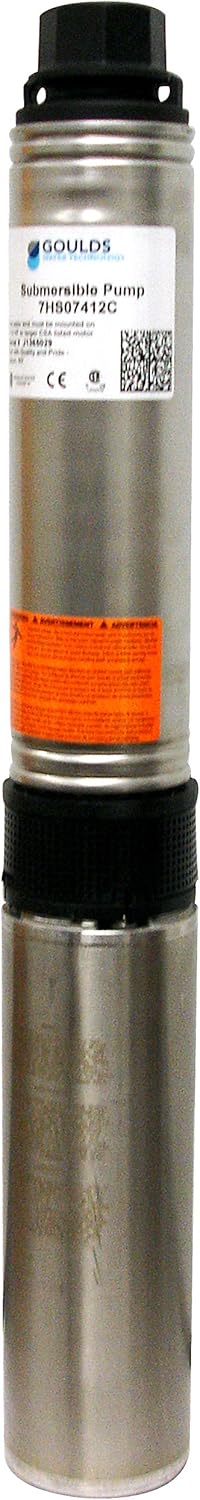 Goulds 5HS07422C 4 Submersible Water Well Pump, 5 GPM, 34 HP, 230 V, 2 Wire