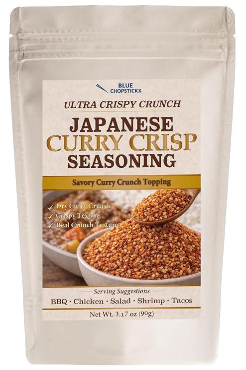 Japanese Curry Crunch Seasoning, Crispy Savory Topping, 3.17 oz (90 g)