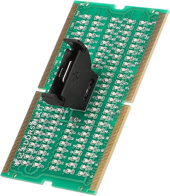 RAM Memory Slot Tester Card PCB Notebook Diagnostic Tester Card for DDR5 Interface Motherboard with LED Indicator