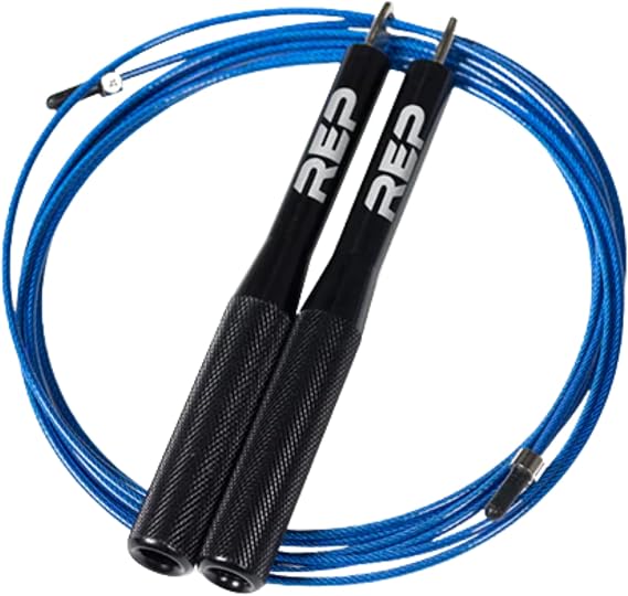 Rep Fitness Speed Ropes - Adjustable and Cable Speed Ropes for Conditioning and Double Unders