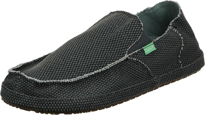 Sanuk Mens Rounder Loafer | Mens Shoes | Slip On Shoes for Men | Men's Slip-on Loafers | Comfort Footbed