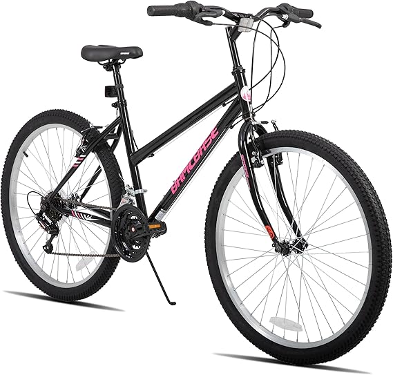 HILAND Adult 26 Inch Mountain Bike, Mens Womens Bicycle, High-Carbon Steel Frame Mountain Bicycle, Sport MTB for Adults, Multi-Color