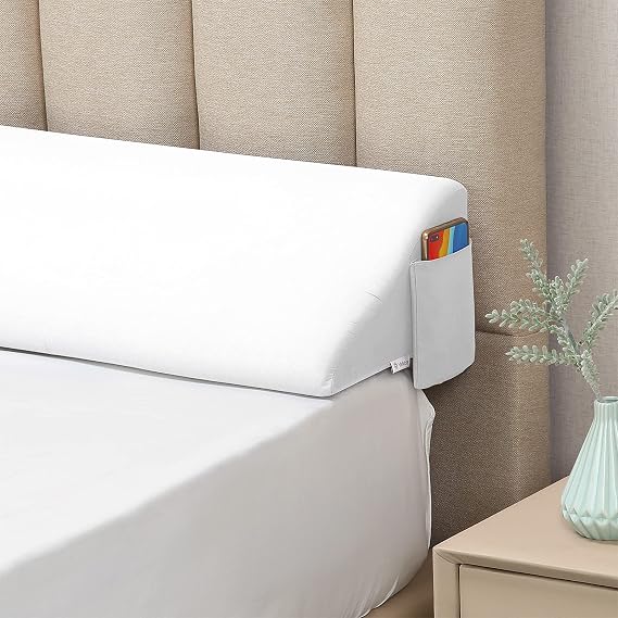 Vekkia Twin Wedge Pillow Headboard for Bed Gap,Bed Gap Filler 39"x10"x6"