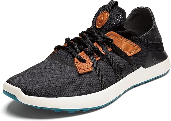 OLUKAI Manele Mens Golf Shoes, Spikeless Golf Shoes, Water & Stain-Resistant, Cushioned Midsole & Contoured Footbed, All-Day Comfort & Lightweight