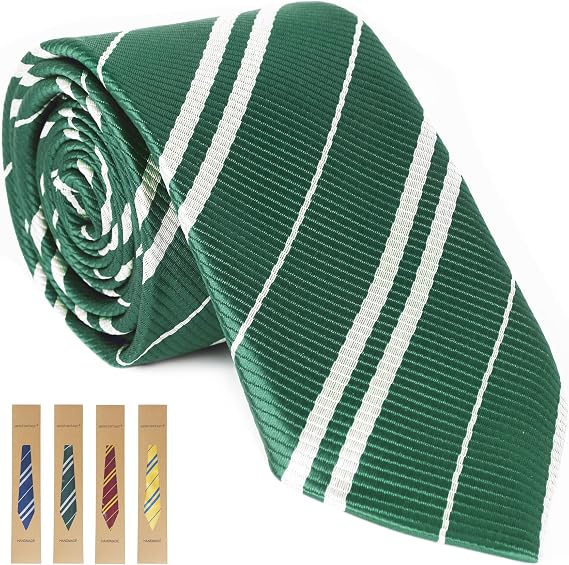 Cosplay Tie Halloween Costume Accessories for Adult Kids Green M 58 Inch