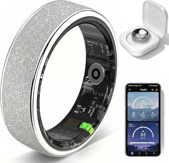 Smart Ring for Men & Women,Fitness & Sleep Tracker with Heart Rate(S11)