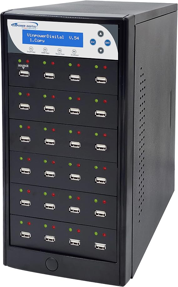 Vinpower Standard USB 1 to 23 Multiple Pen Drive Memory Card USB Duplicator/Copier with Asynchronous Duplication