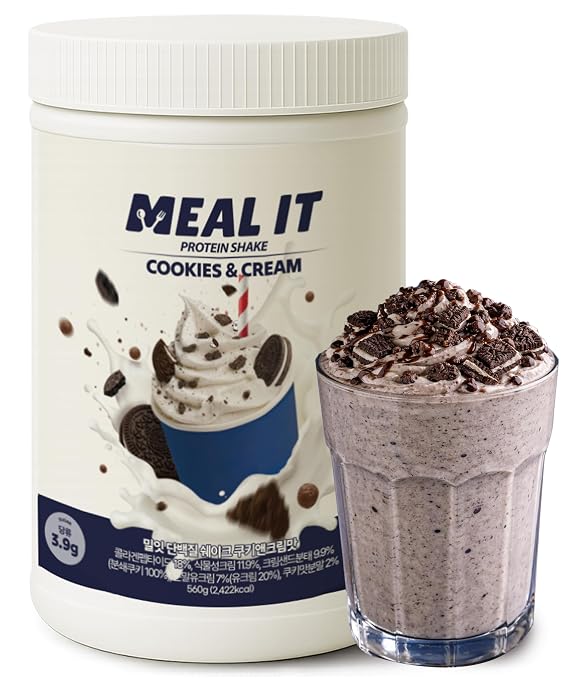 Cookies & Cream Protein Shake with Cookie Crumbs & Grain Crisps, 19.8 oz