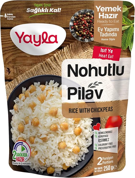 yayla Nohutlu Pirinç Pilavı, 250 gr Tekli Paket