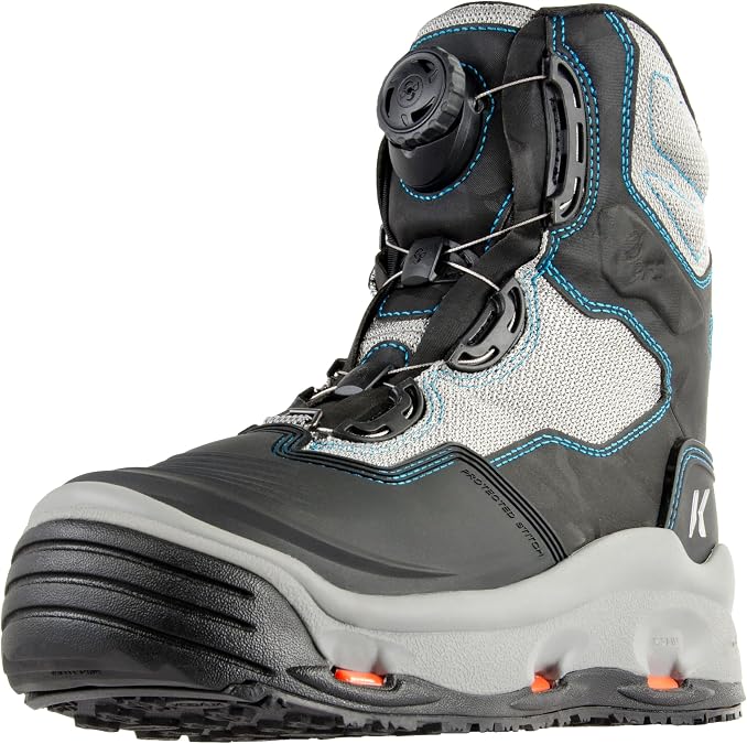 Korkers Women's Darkhorse Wading and Fishing boot- Includes Interchangeable Kling-On & Studded Kling-On Soles