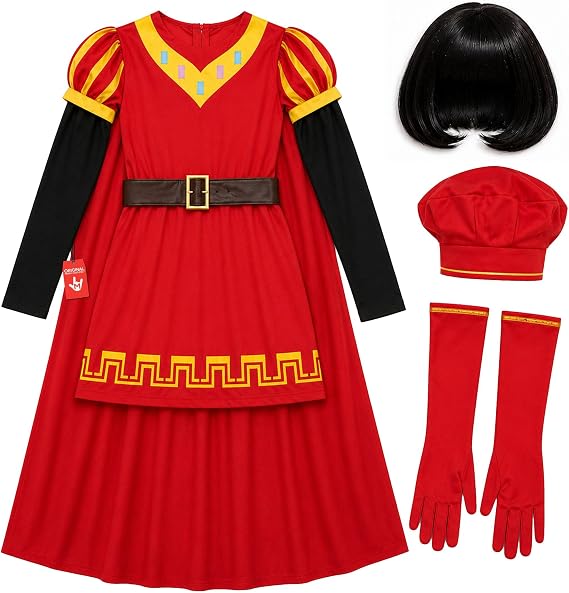 Morph, Red Fairytale Lord Costume Men, Halloween Costumes for Men