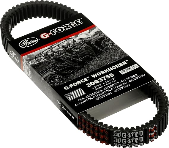 Gates 30G3750 G Force Workhorse Continuously Variable Transmission (CVT) Belt
