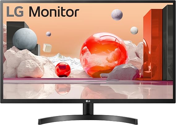 LG FHD 32-Inch Mountable Computer Monitor 32ML600M-B, 75hz IPS with HDR 10 Compatibility, Black