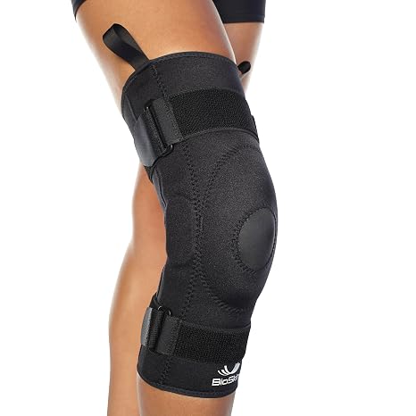 BioSkin Visco Premium Hinged Knee Brace with Gel Support, X-Large