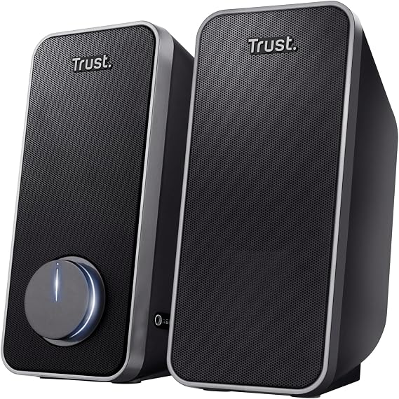 Trust Arys 2.0 PC Speakers 28W Peak Power, USB Powered, Black