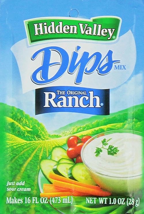 Hidden Valley the Original Ranch Dip Mix, 1 Ounce Packet (Pack of 3)