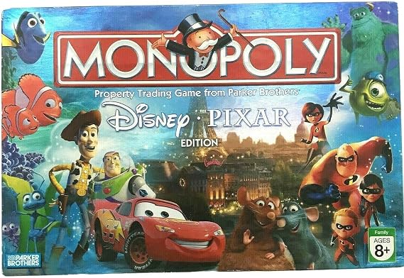 Monopoly Disney Pixar Edition Board Game