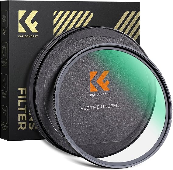 K&F CONCEPT 37mm MC UV Protection Filter Shockproof Tempered Optical Glass