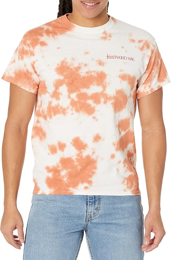 Fleetwood Mac Unisex Adult Official Fleetwood Mac on Tour Crystal Dye T-Shirt