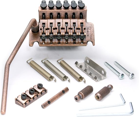 Floyd Rose Special Series Tremolo Bridge w/ R2AB Nut Antique Bronze