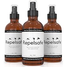 Tick Repellent For Humans & Natural Bug Spray For Kids By RepelSafe - Bug Repellent Spray For Ticks, Mosquitoes, Fleas, Flies, Gnats, Etc. Natural Bug Repellent Bug Spray For Kids Travel Size (1, 4oz)