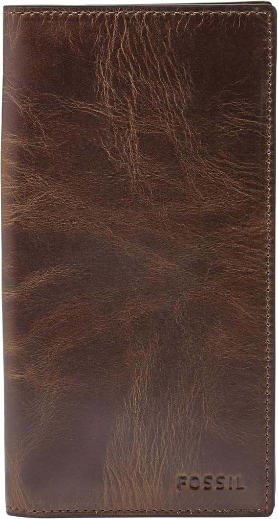 Fossil Men's Leather Executive Checkbook Wallet