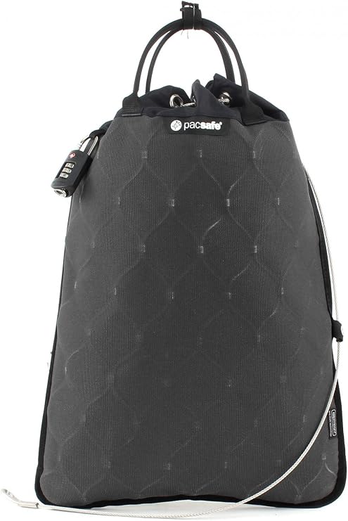 Pacsafe Travelsafe 12L Anti-Theft Portable Safe with TSA Lock, 12 Litres Bag, Charcoal
