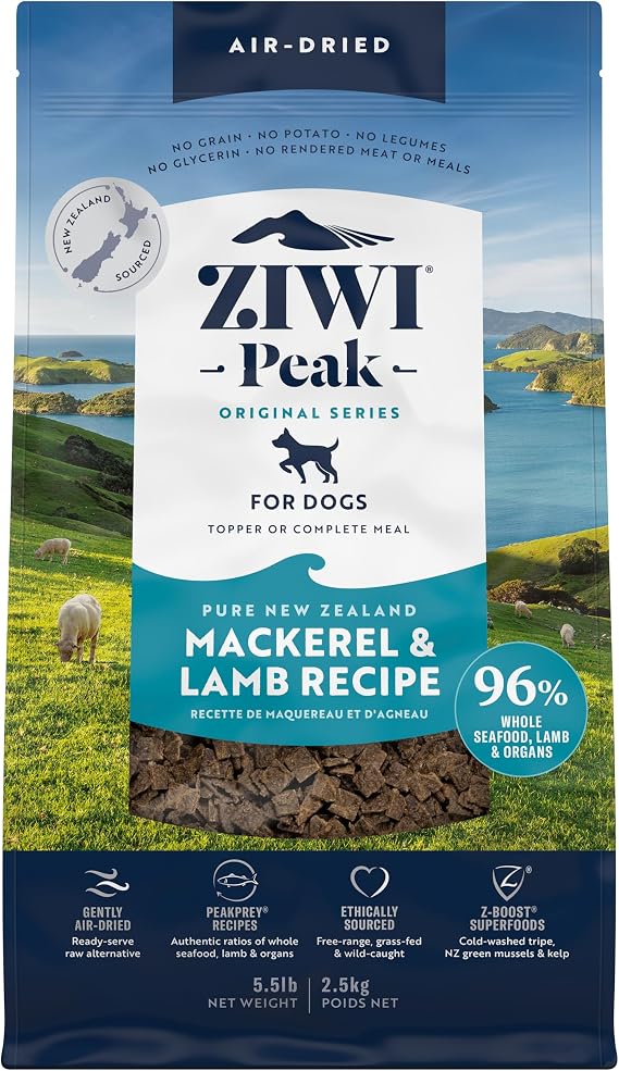 Ziwi Peak Daily Dog Cuisine Mackerel and Lamb Pouches, 2.5 kg
