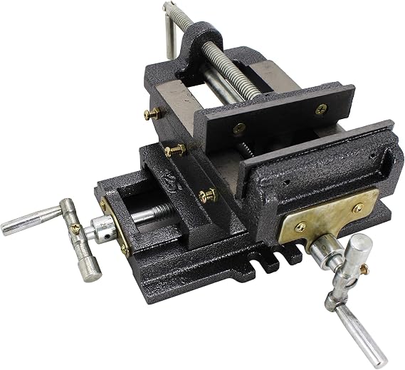 TEXALAN(R) 2 Way 4-Inch Heavy Duty Cross Slide Vise Clamp Machine Drill Press X-Y Compound Vise
