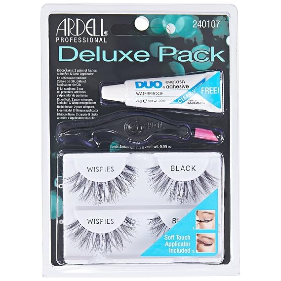 Ardell Deluxe Pack Kit Wispies Black