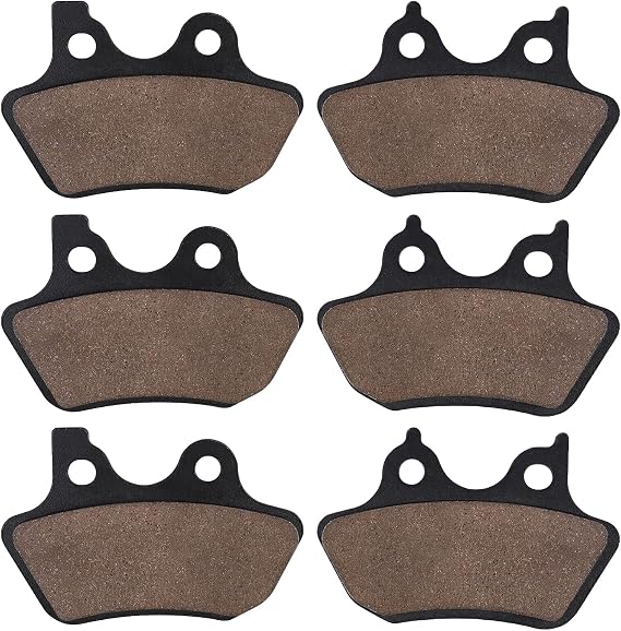 Front & Rear Brake Pads for Harley Davidson FLHRCi Electra Glide Ultra Classic Road King Classic Touring FLHT 2000-2007 Dyna FXDLi Dyna Low Rider 2006