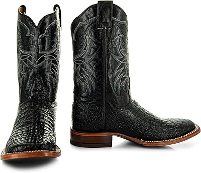 Soto Boots Mens Caiman Belly Print Cowboy Boots H4001