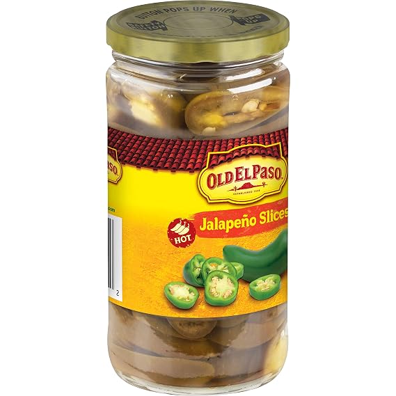 Old El Paso Hot Pickled Jalapeno Slices, 12 oz