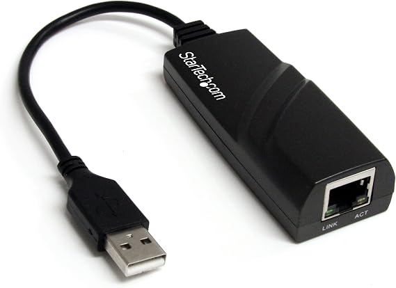 StarTech USB 2.0 to Gigabit Ethernet NIC Network Adapter (USB21000S2)