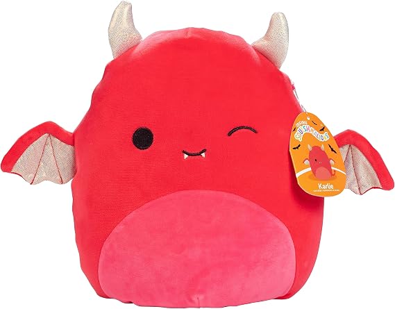 Squishmallows 10-Inch Halloween Karlie Red Devil Jazwares Plush Toy