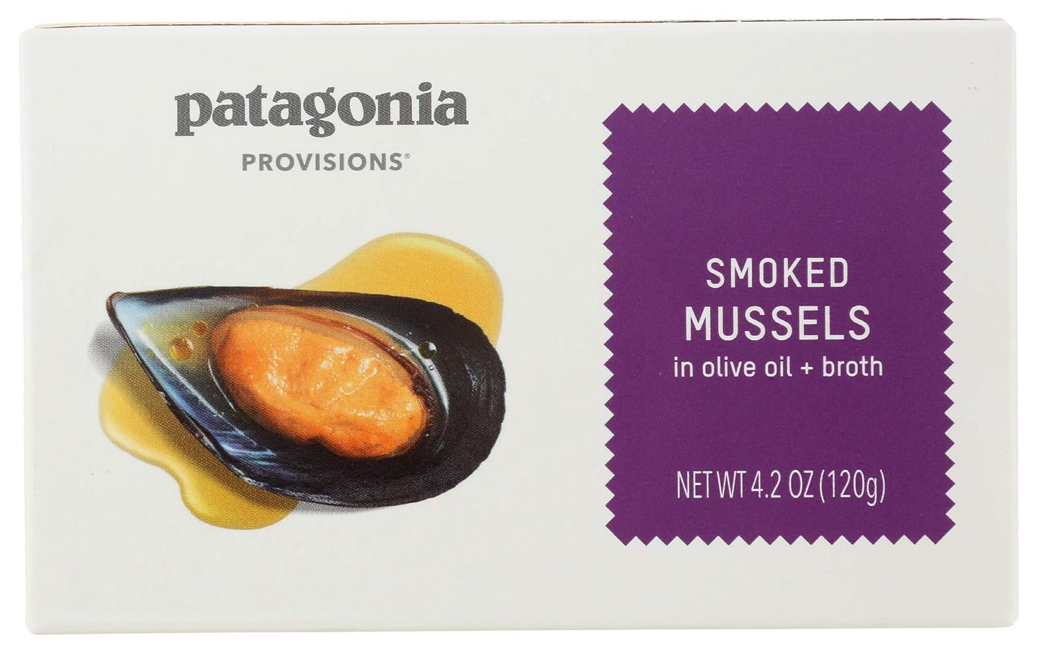 Patagonia Provisions - Smoked Mussels in Extra Virgin Olive Oil | Responsibly sourced | 18g Protein per tin & Gluten Free