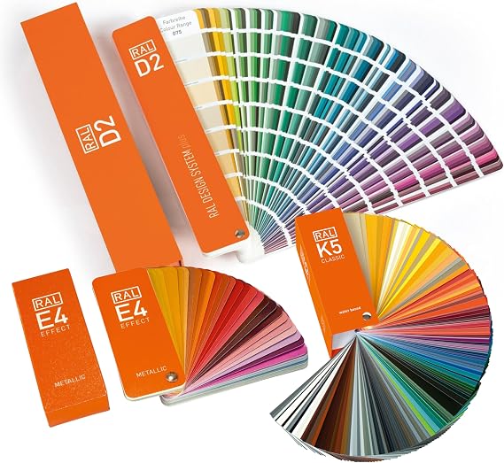 RAL Color Chart Set: K5, D2, E4, All RAL Colors