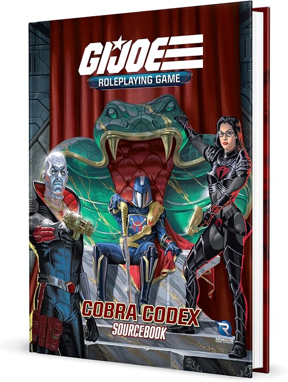 Renegade Game Studios G.I. Joe RPG Cobra Codex Sourcebook & Campaign Guide